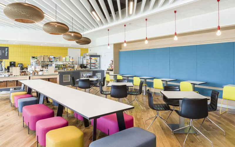 Innovative Office Cafeteria Interior Designs